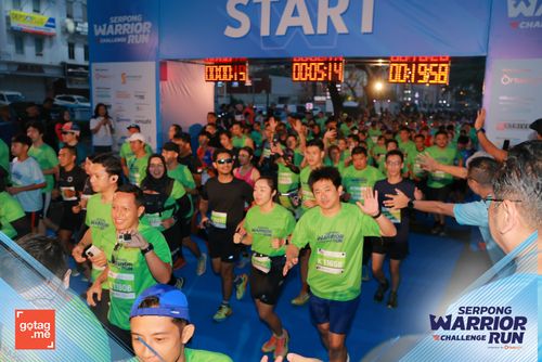 Race photo from SERPONG WARRIOR CHALLENGE RUN