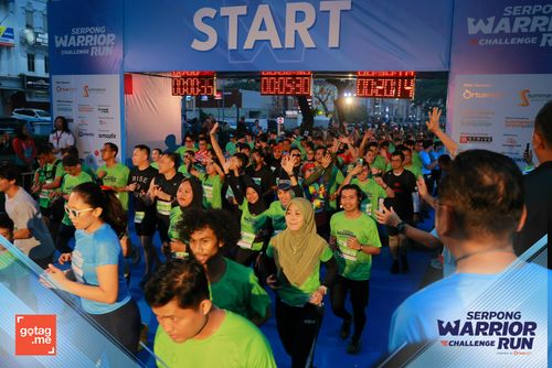 Race photo from SERPONG WARRIOR CHALLENGE RUN