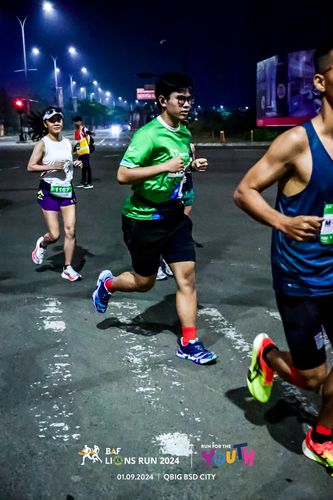 Race photo from BAF LIONS RUN 2024