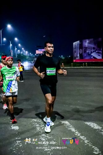 Race photo from BAF LIONS RUN 2024