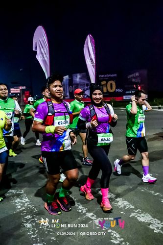 Race photo from BAF LIONS RUN 2024