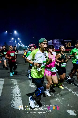 Race photo from BAF LIONS RUN 2024