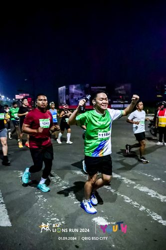 Race photo from BAF LIONS RUN 2024