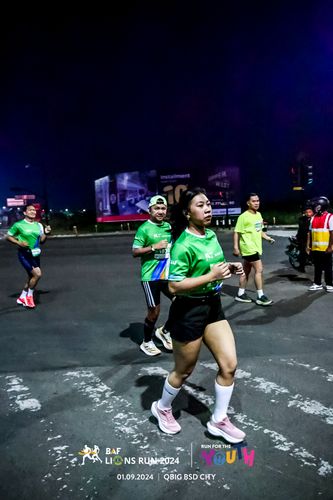 Race photo from BAF LIONS RUN 2024