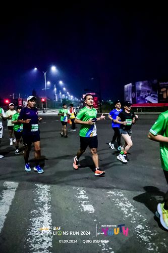 Race photo from BAF LIONS RUN 2024