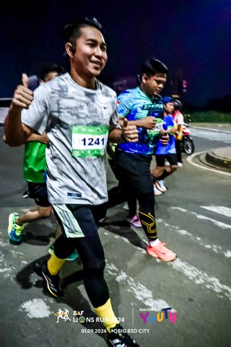 Race photo from BAF LIONS RUN 2024