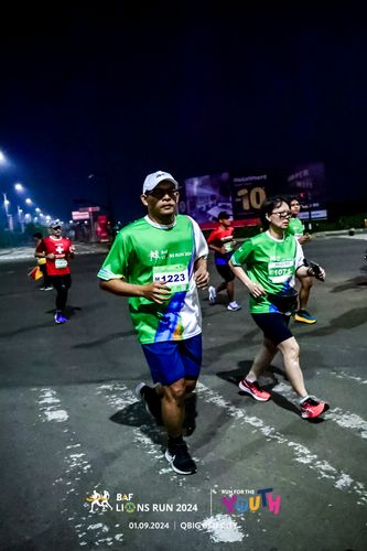 Race photo from BAF LIONS RUN 2024