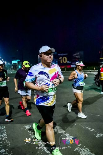 Race photo from BAF LIONS RUN 2024