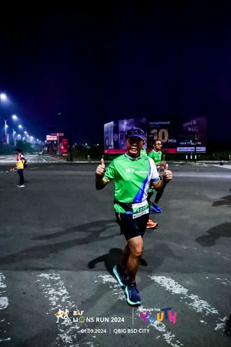 Race photo from BAF LIONS RUN 2024