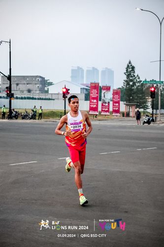 Race photo from BAF LIONS RUN 2024