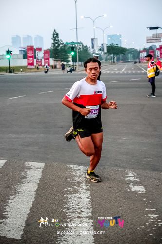 Race photo from BAF LIONS RUN 2024