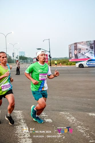 Race photo from BAF LIONS RUN 2024