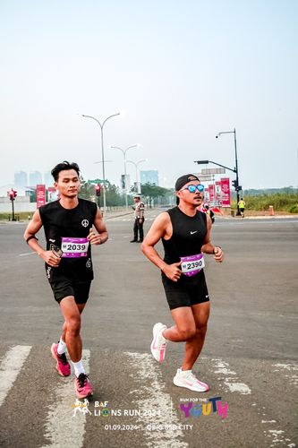 Race photo from BAF LIONS RUN 2024