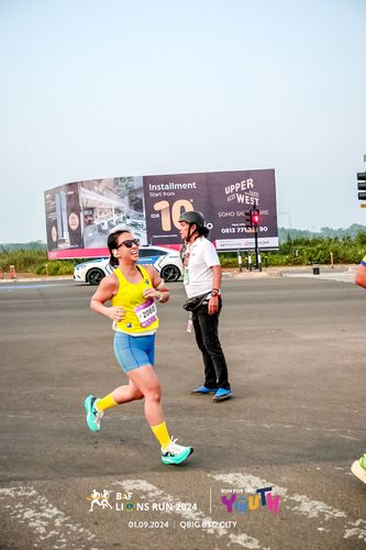Race photo from BAF LIONS RUN 2024