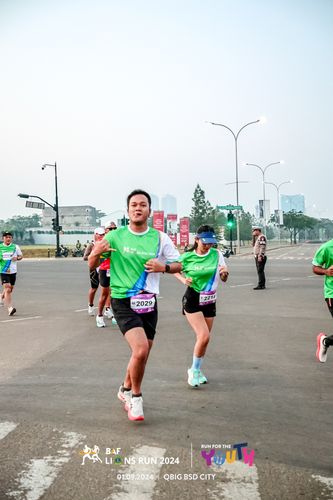 Race photo from BAF LIONS RUN 2024
