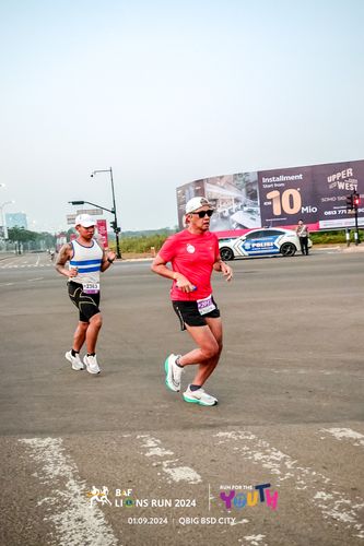 Race photo from BAF LIONS RUN 2024