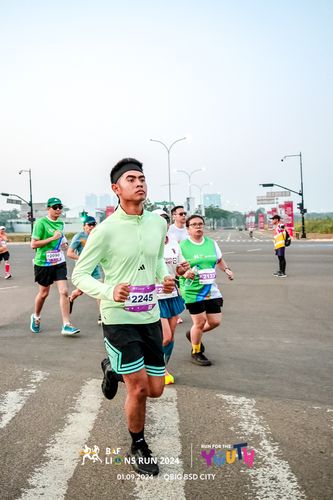 Race photo from BAF LIONS RUN 2024
