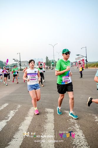 Race photo from BAF LIONS RUN 2024