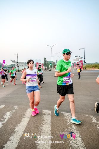 Race photo from BAF LIONS RUN 2024