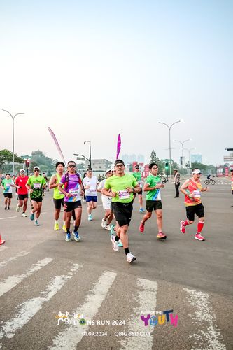 Race photo from BAF LIONS RUN 2024