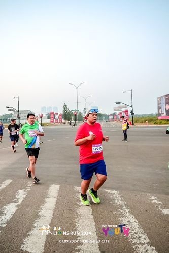 Race photo from BAF LIONS RUN 2024
