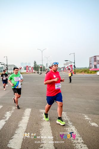 Race photo from BAF LIONS RUN 2024