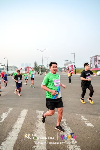 Race photo from BAF LIONS RUN 2024