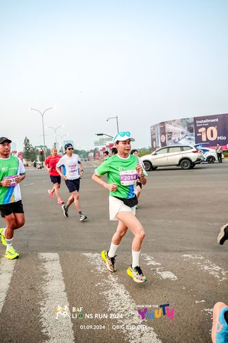 Race photo from BAF LIONS RUN 2024