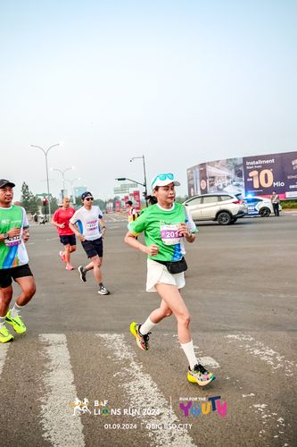 Race photo from BAF LIONS RUN 2024