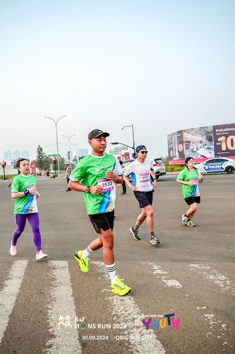 Race photo from BAF LIONS RUN 2024