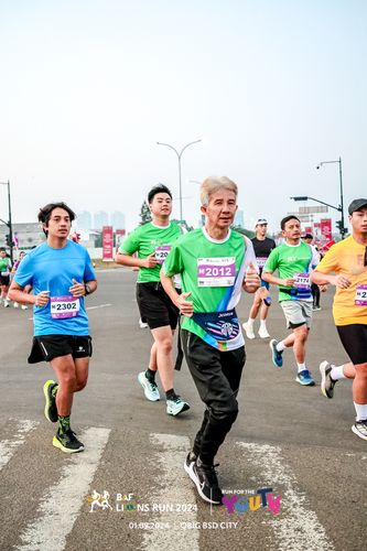 Race photo from BAF LIONS RUN 2024