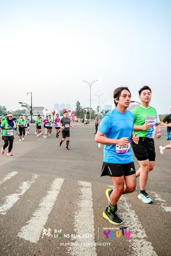 Race photo from BAF LIONS RUN 2024
