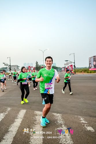 Race photo from BAF LIONS RUN 2024