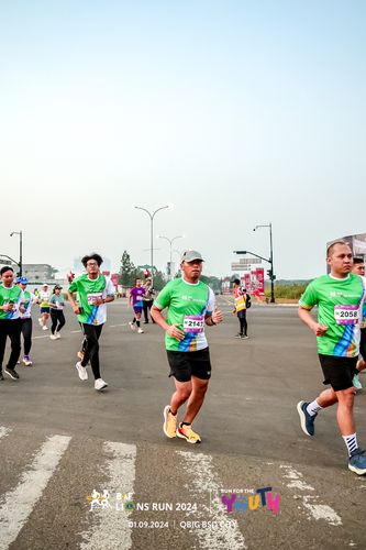 Race photo from BAF LIONS RUN 2024
