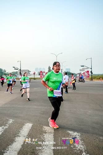 Race photo from BAF LIONS RUN 2024