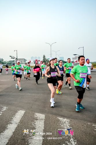 Race photo from BAF LIONS RUN 2024