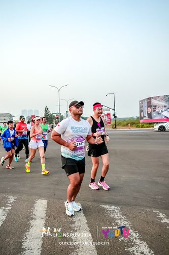 Race photo from BAF LIONS RUN 2024