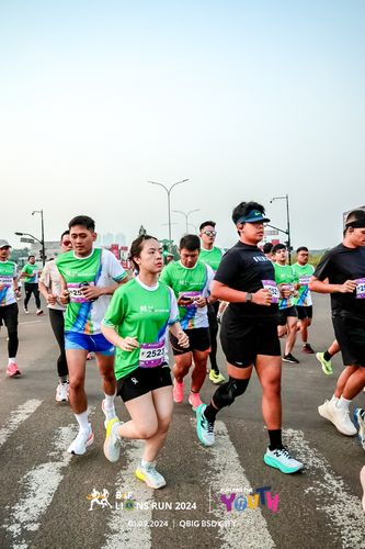 Race photo from BAF LIONS RUN 2024