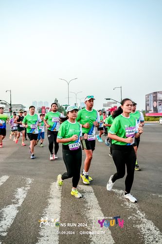 Race photo from BAF LIONS RUN 2024