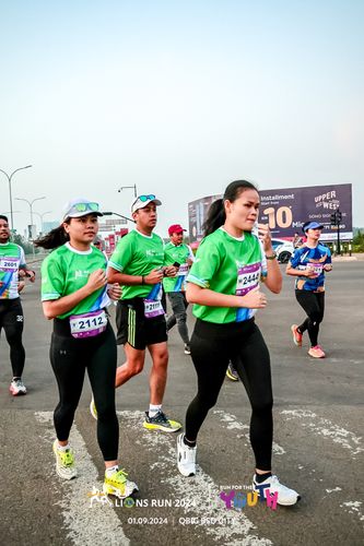 Race photo from BAF LIONS RUN 2024