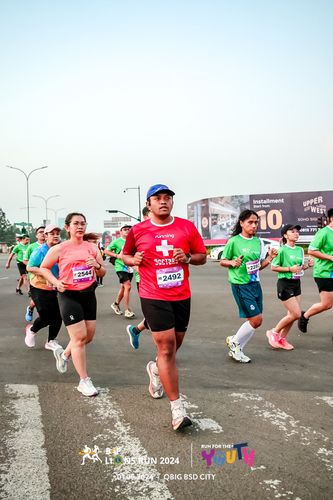 Race photo from BAF LIONS RUN 2024