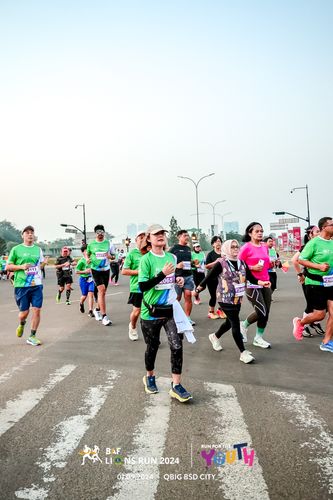 Race photo from BAF LIONS RUN 2024