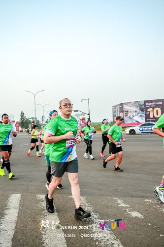 Race photo from BAF LIONS RUN 2024
