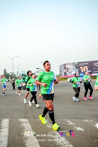 Race photo from BAF LIONS RUN 2024