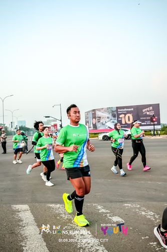Race photo from BAF LIONS RUN 2024