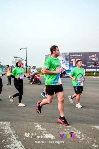 Race photo from BAF LIONS RUN 2024