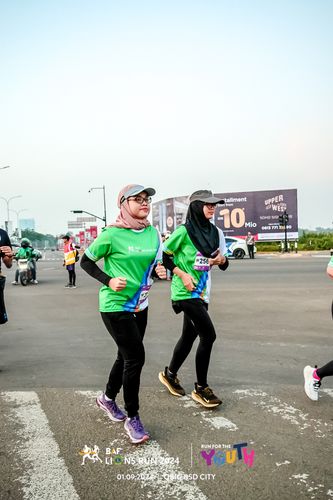 Race photo from BAF LIONS RUN 2024
