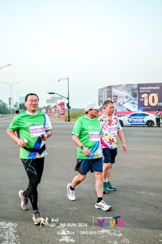 Race photo from BAF LIONS RUN 2024