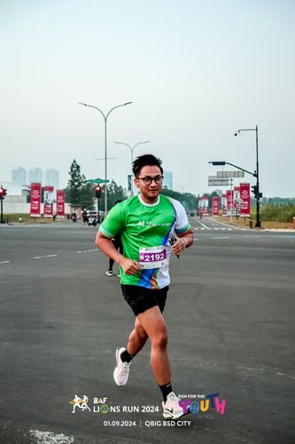 Race photo from BAF LIONS RUN 2024