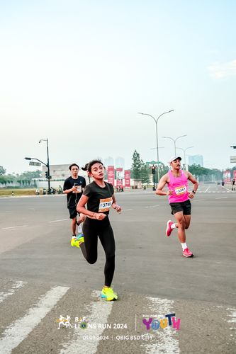 Race photo from BAF LIONS RUN 2024